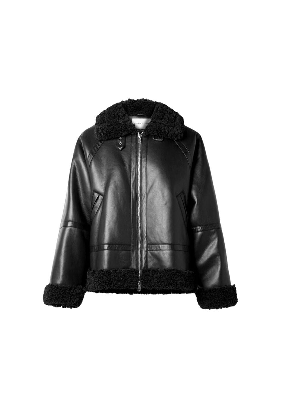 Rind Faux Shearling Coat