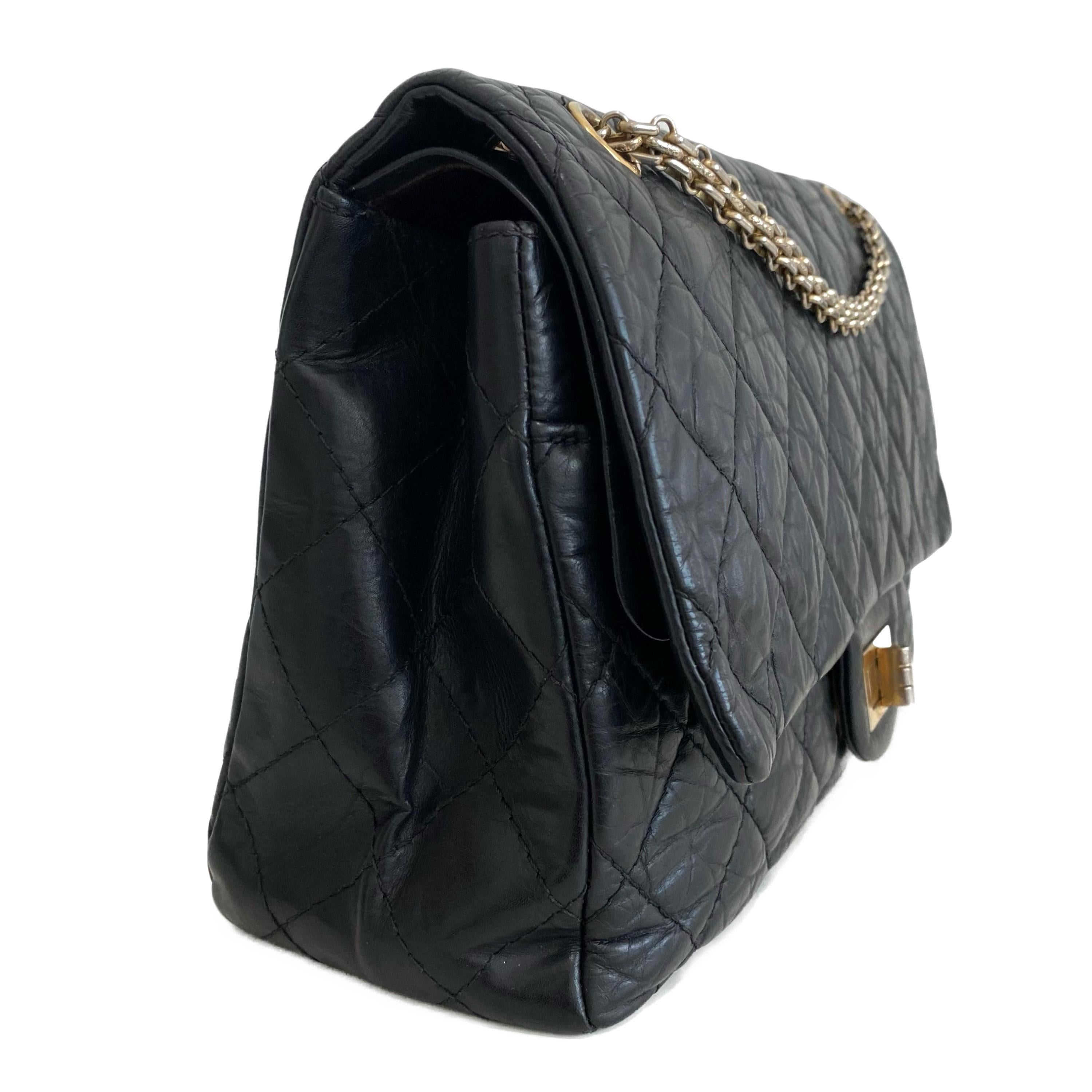 Chanel Black 2.55 Reissue Shoulder Bag