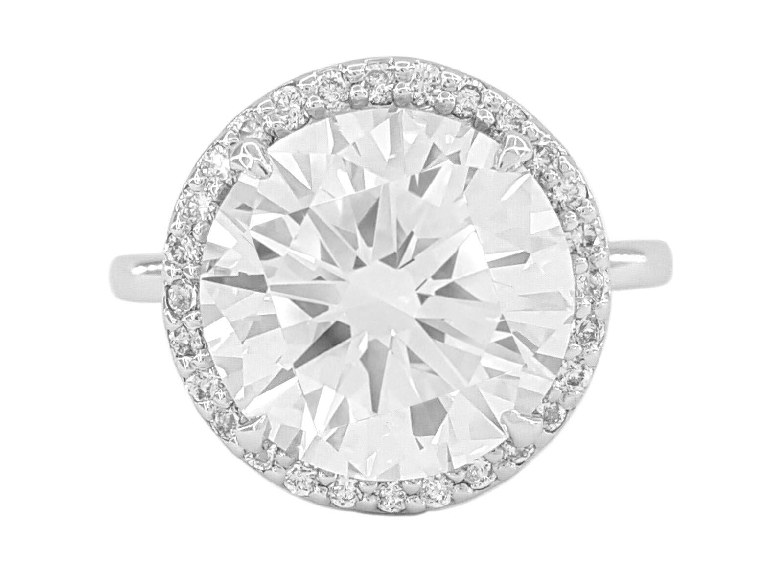 Verde 7ct IGI Certified Lab Grown Round Brilliant Cut Diamond Ring