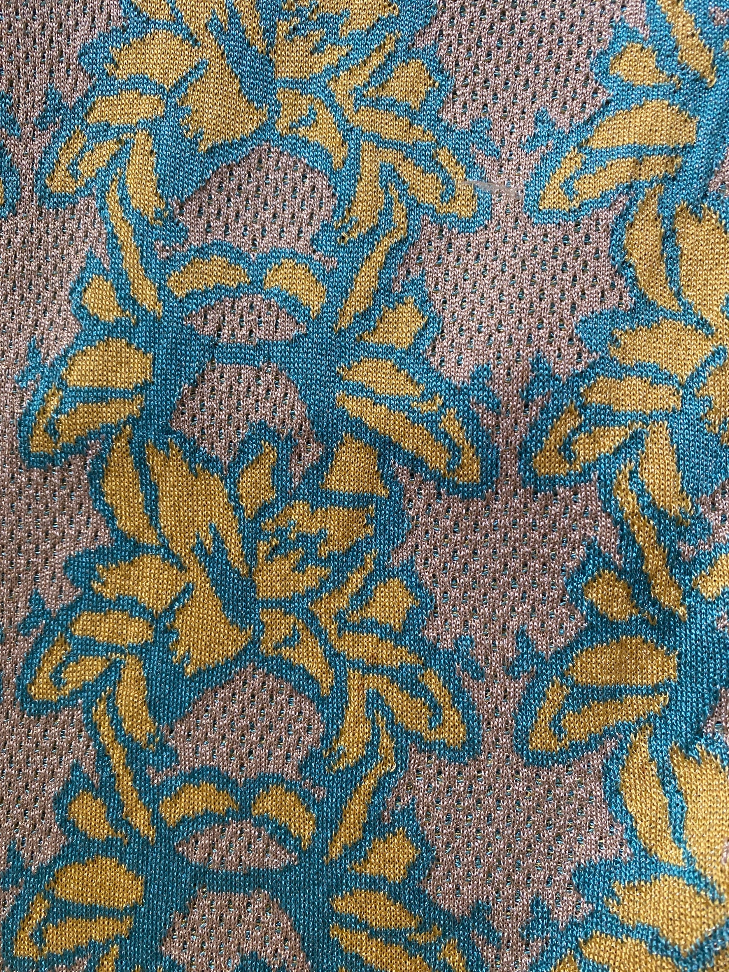 M Missoni Jacquard Knit Cut-out Back Dress