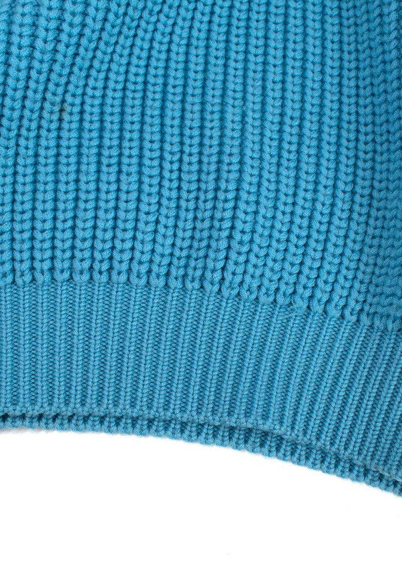 Emilio Pucci Blue Logo Merino Wool Jumper