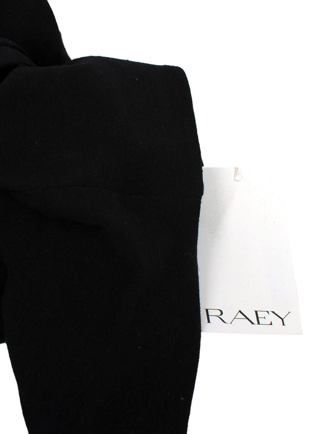 Raey Cotton Jersey Black Leggings