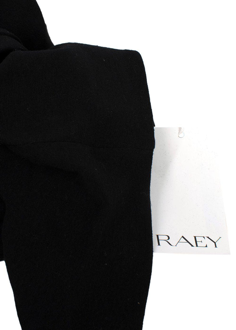 Raey Cotton Jersey Black Leggings