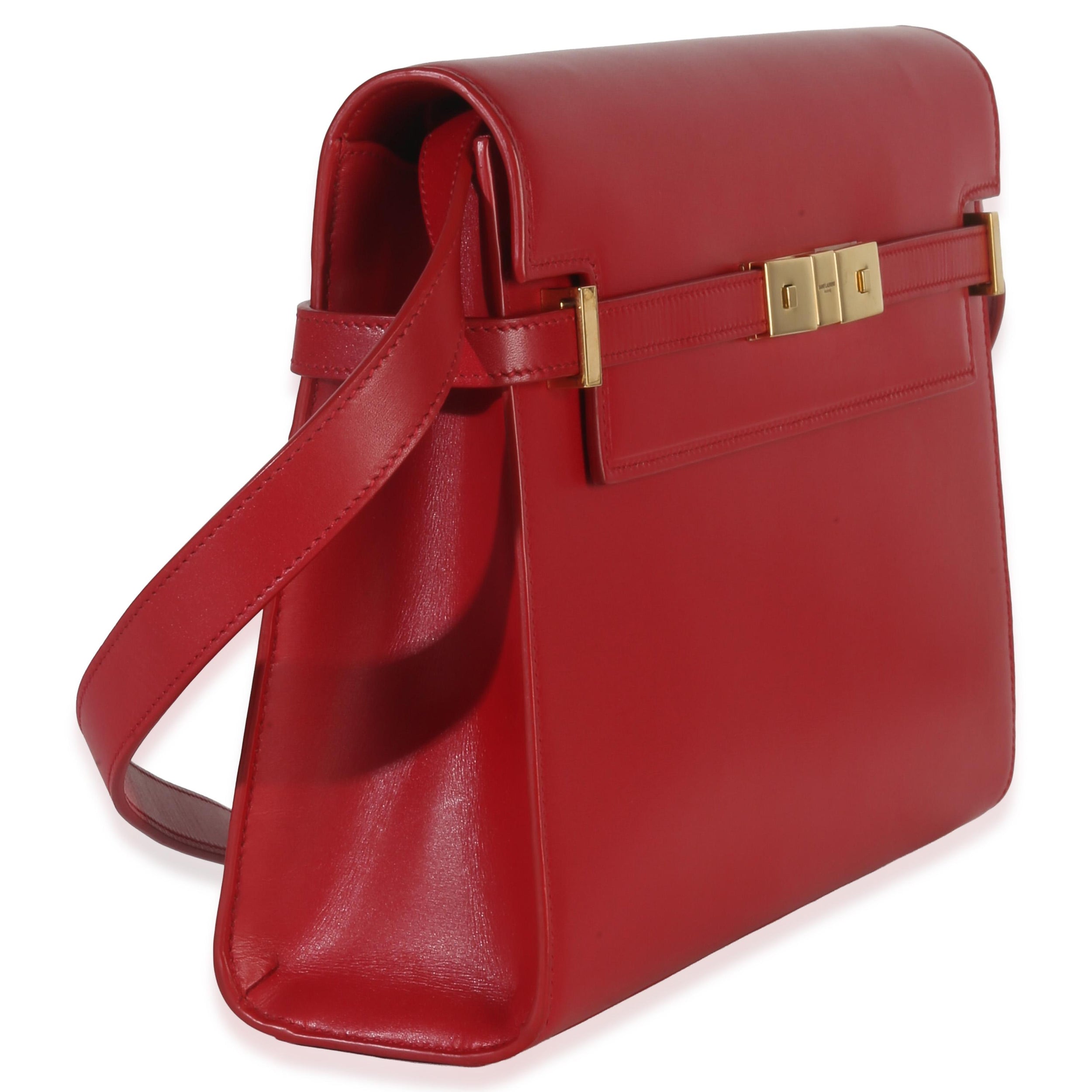 Saint Laurent  Calfskin Medium Manhattan Shoulder Bag