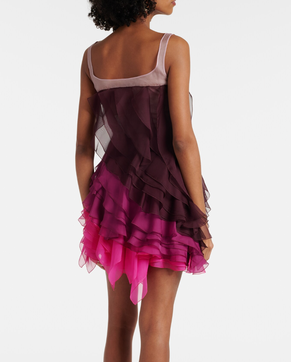 Nensi Dojaka Kiera Ruffled Tiered Mini Dress