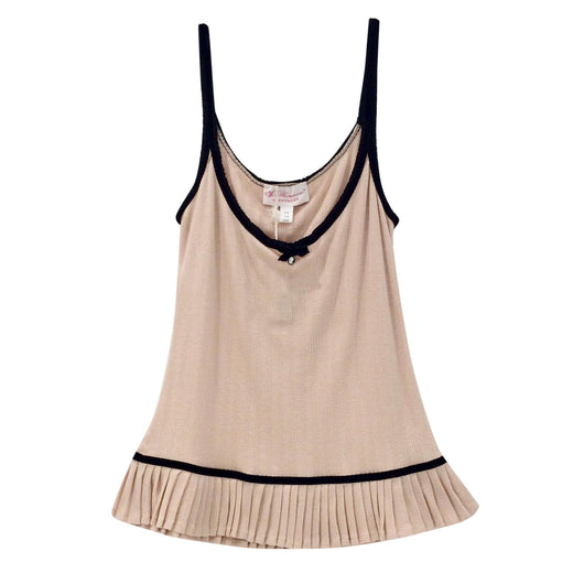 Blumarine Pleated Soft Peach Camisole