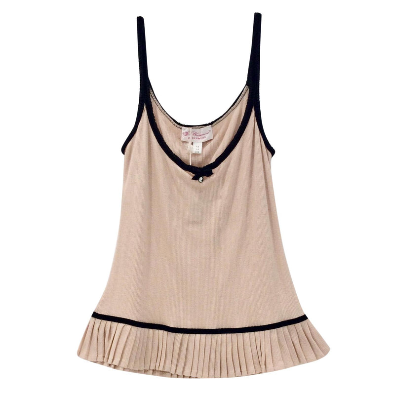 Blumarine Pleated Soft Peach Camisole