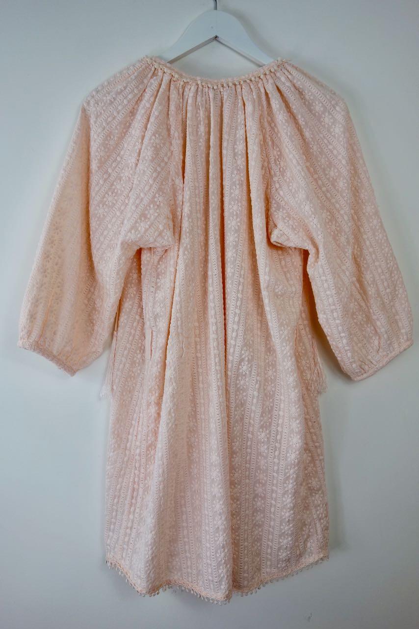 Breezy Embroidered Beach Dress