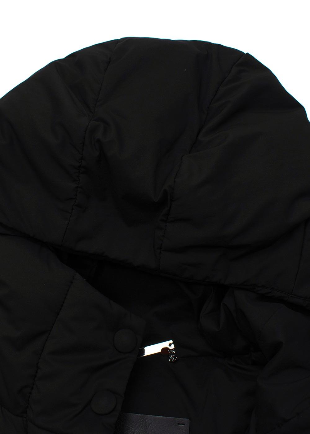 Black Down Hooded Gilet