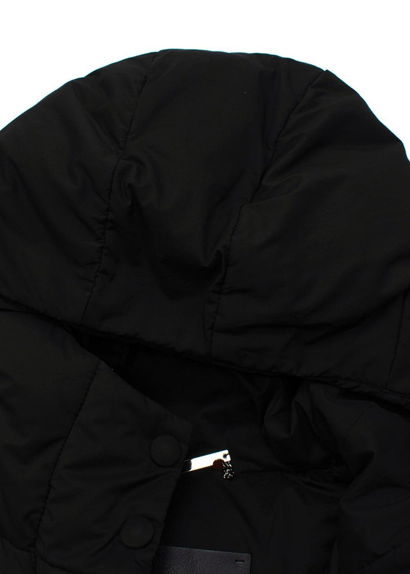 Black Down Hooded Gilet
