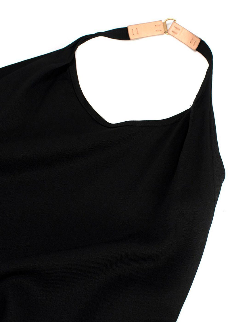 Celine Black Halterneck Open-back Dress