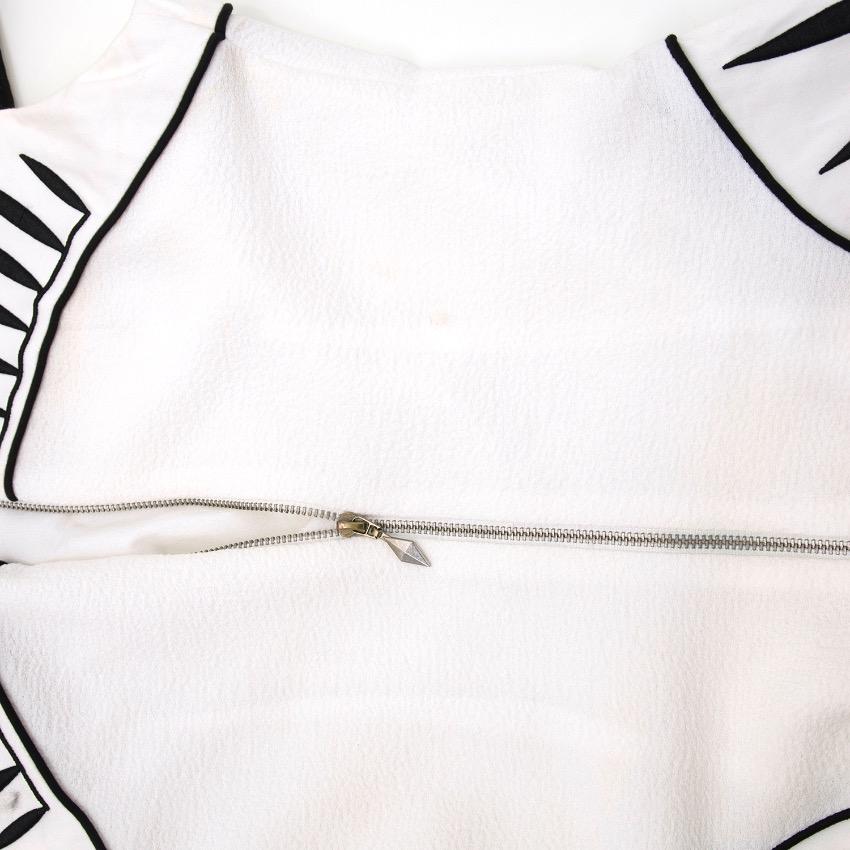 Bless'ed Are The Meek White Cap Sleeved Dress