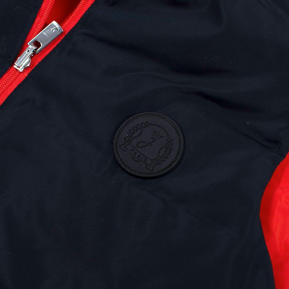 Jacadi Blue and Red Reversible Hooded Gilet