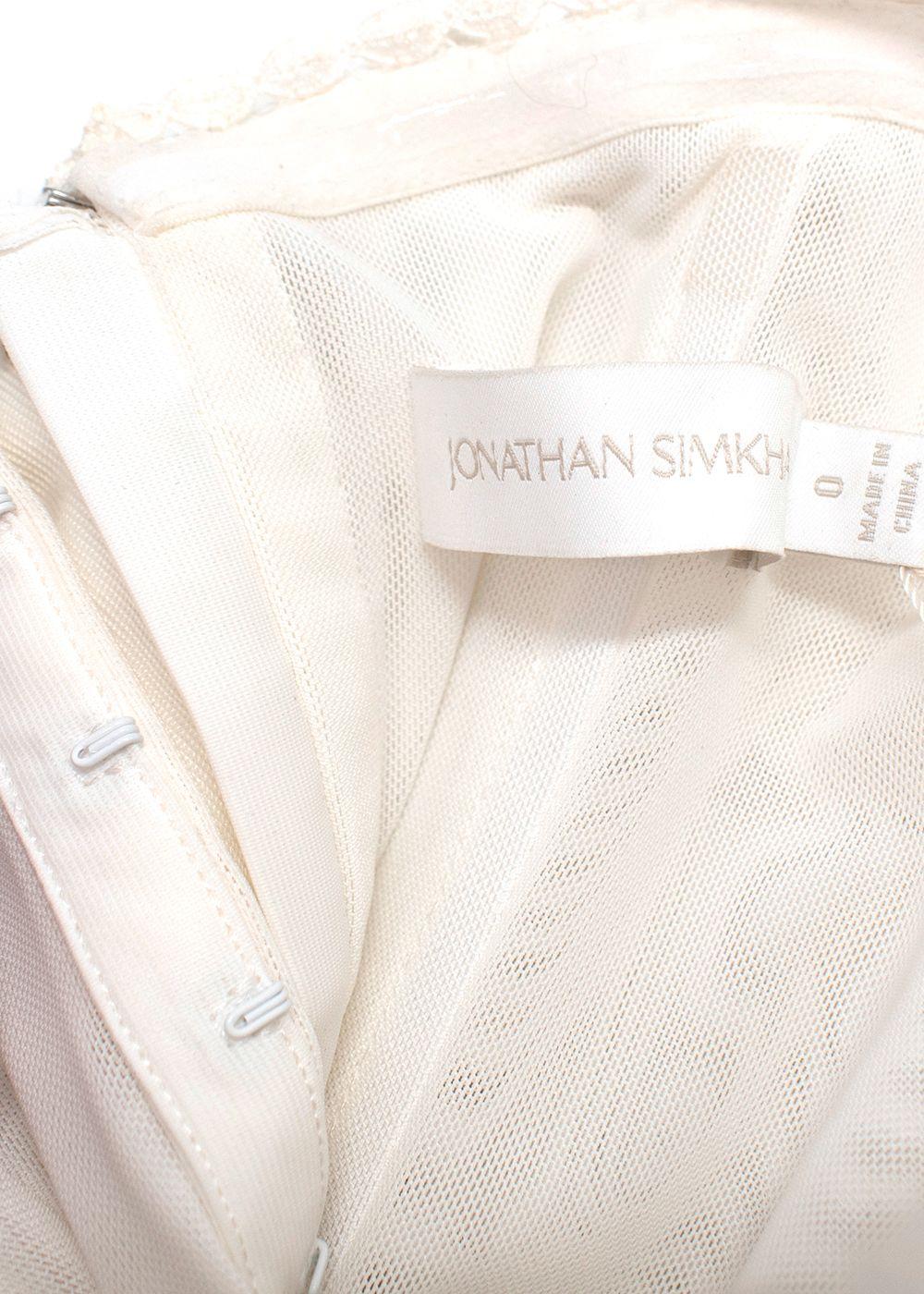 Jonathan Simkhai white Lace dress