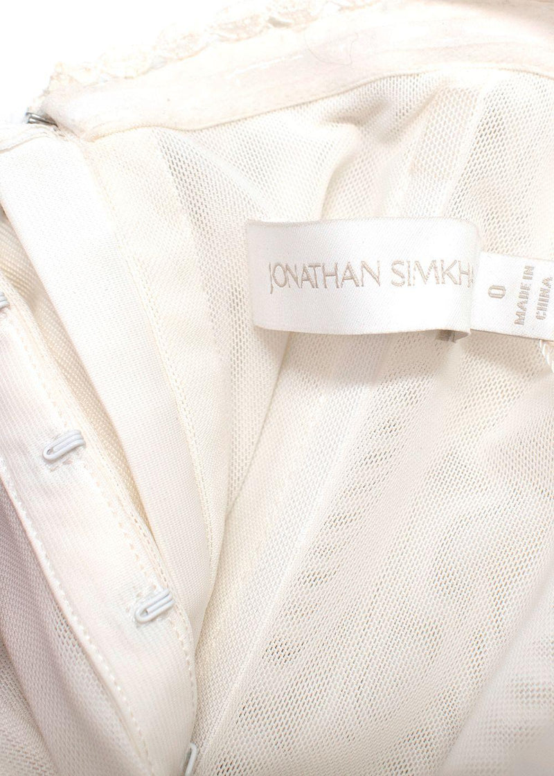 Jonathan Simkhai white Lace dress