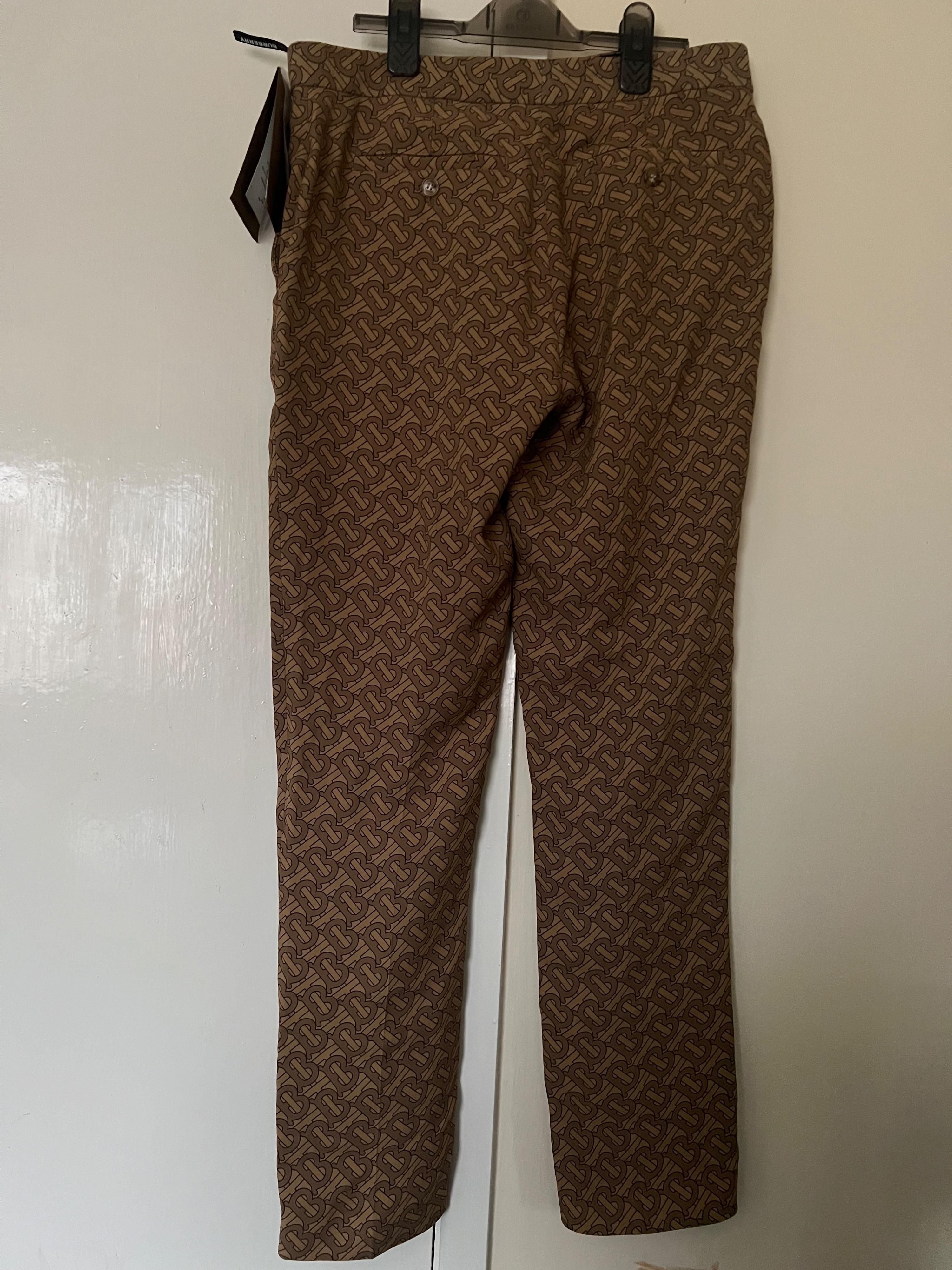 Burberry Silk Hanover Trousers