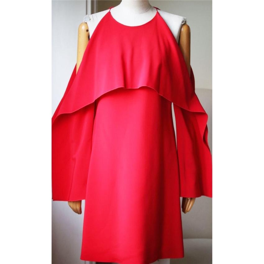 Rosetta Getta Red Stretch Cady Mini Dress