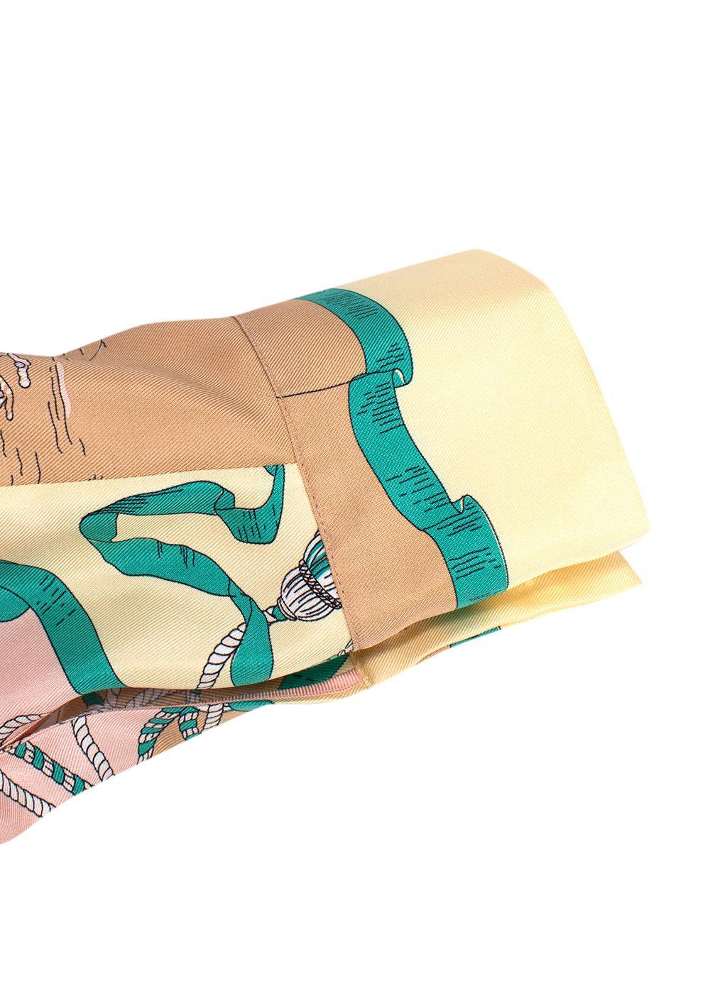 Pastel Printed Silk Blouse
