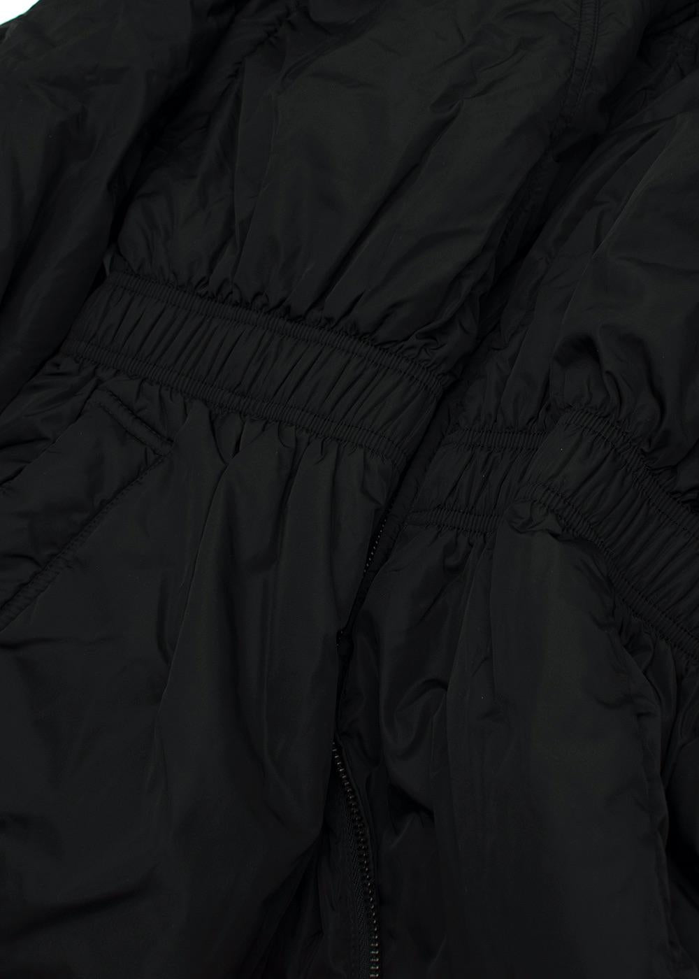Etoile black recycle polyamide Dastya windbreaker