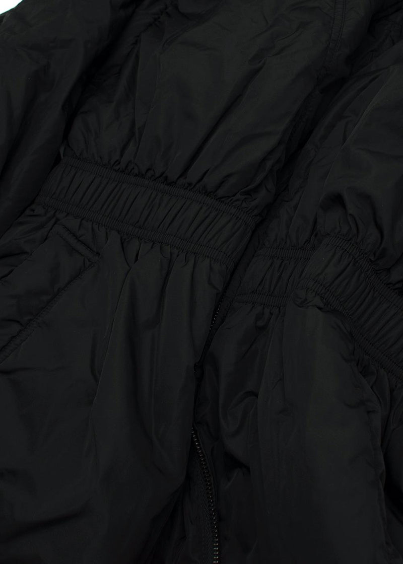 Etoile black recycle polyamide Dastya windbreaker