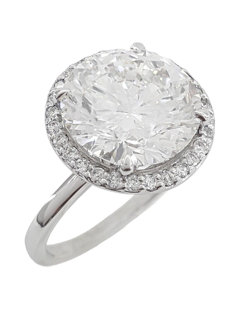 Verde 7ct IGI Certified Lab Grown Round Brilliant Cut Diamond Ring
