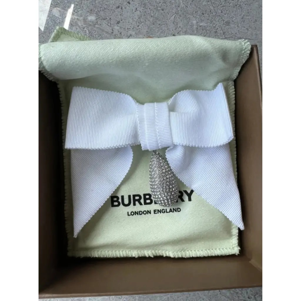 Burberry Oversized Bow Clip Earrings