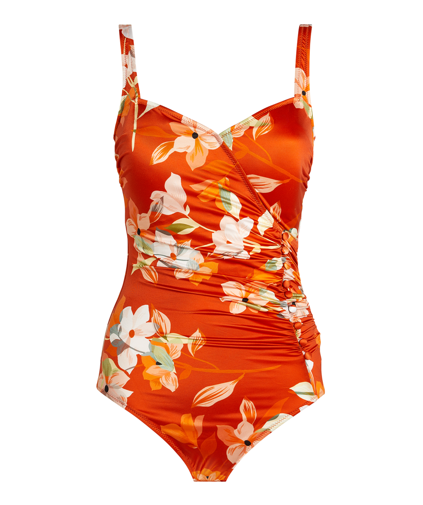 Gottex Standard Amore Shaped Square Neck One Piece