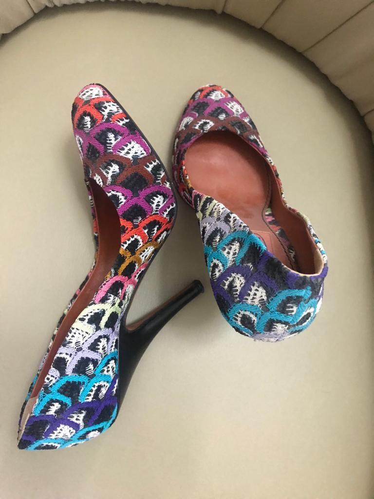 Missoni Knit Round Toe Pumps