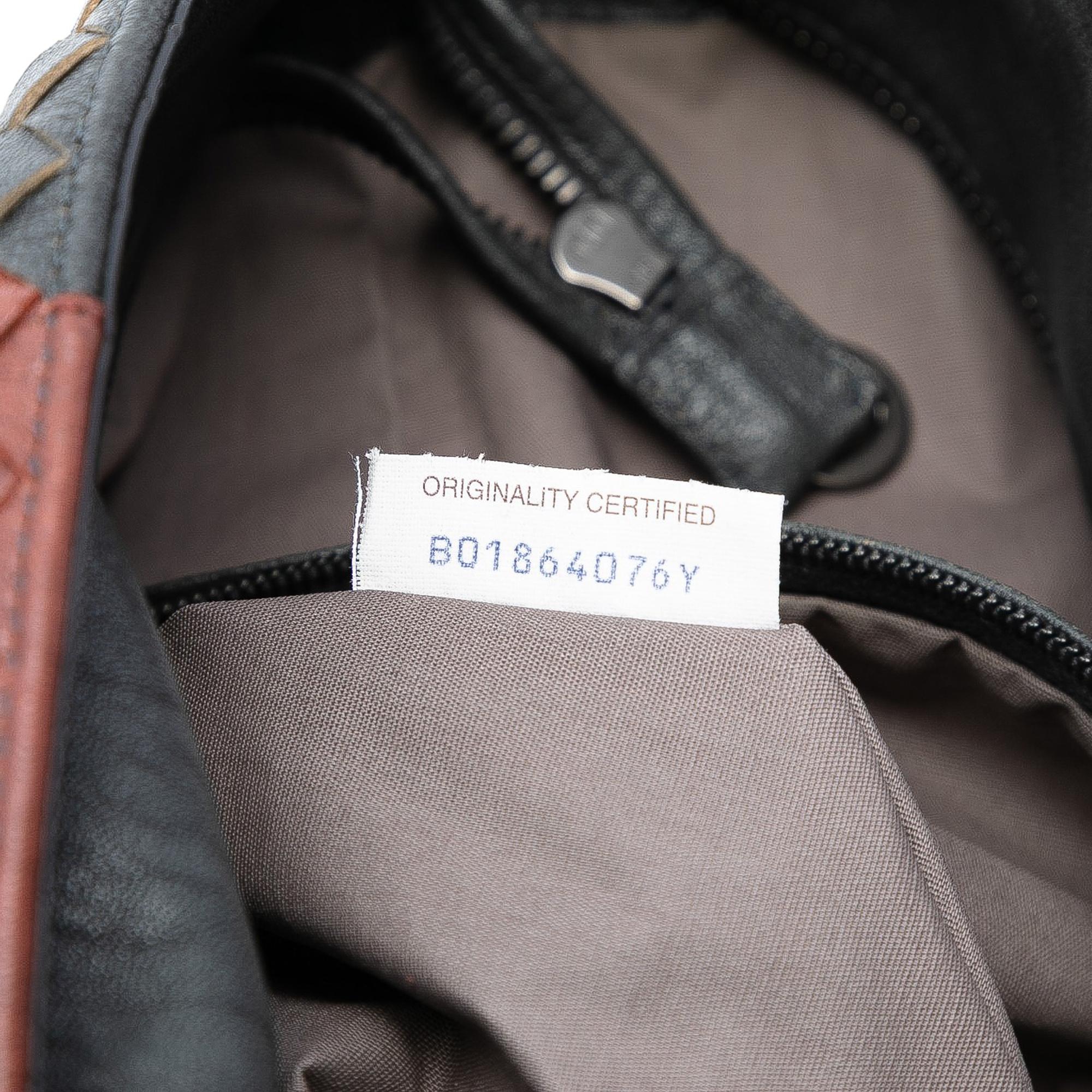 Bottega Veneta Grey Tricolor Nappa Intrecciato Convertible Tote