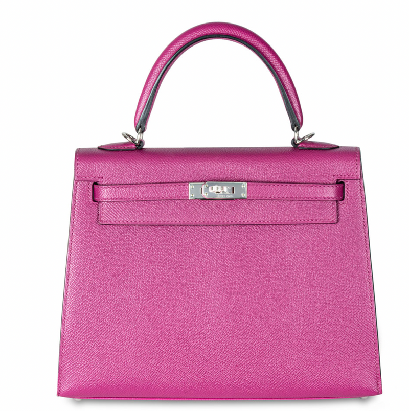 Hermés Rose Pourpre Epsom Leather 25cm Kelly