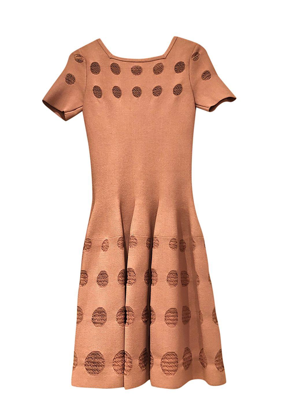 Alaia Pink Skater Dress