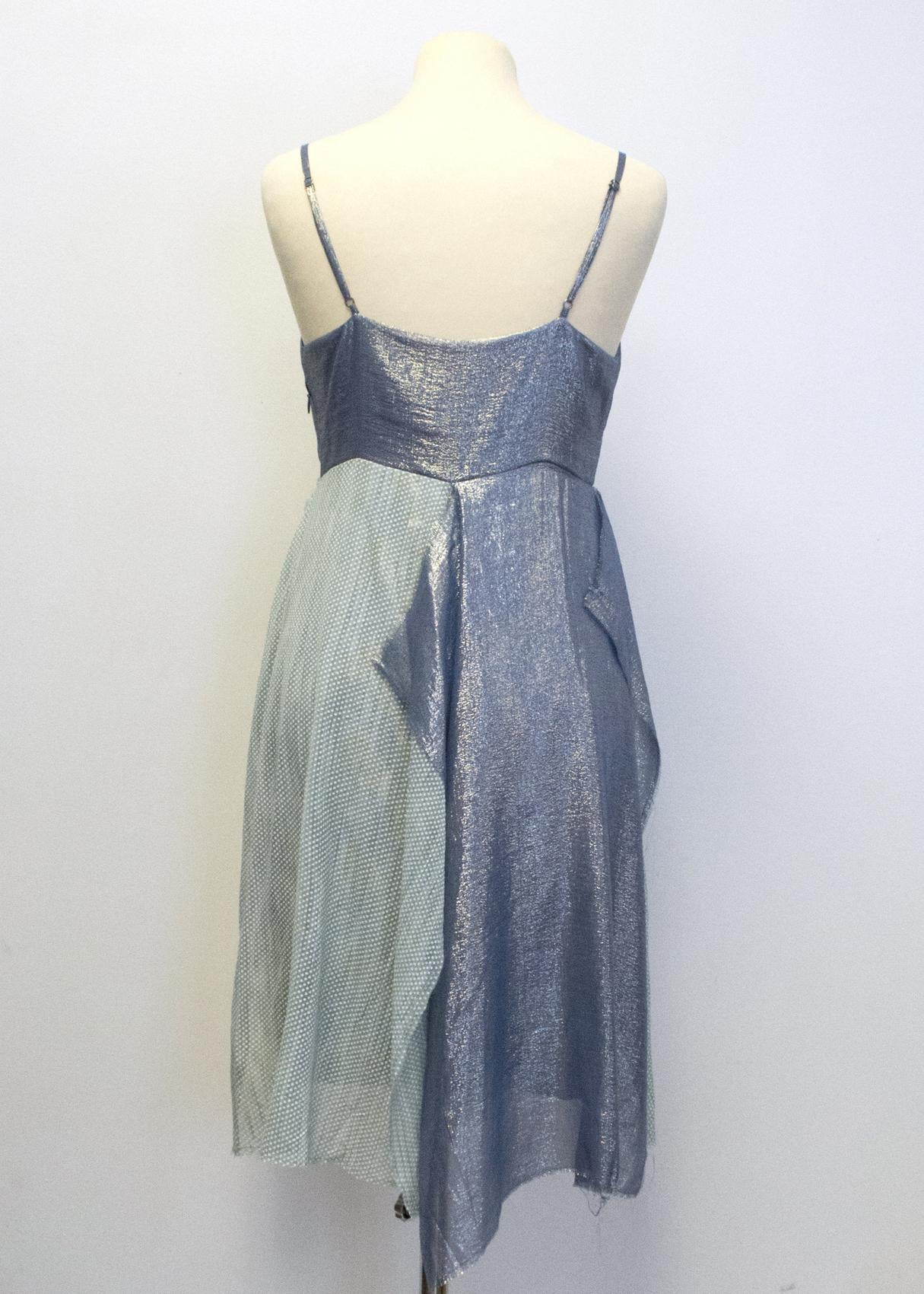 Gryphon iridescent scarf dress