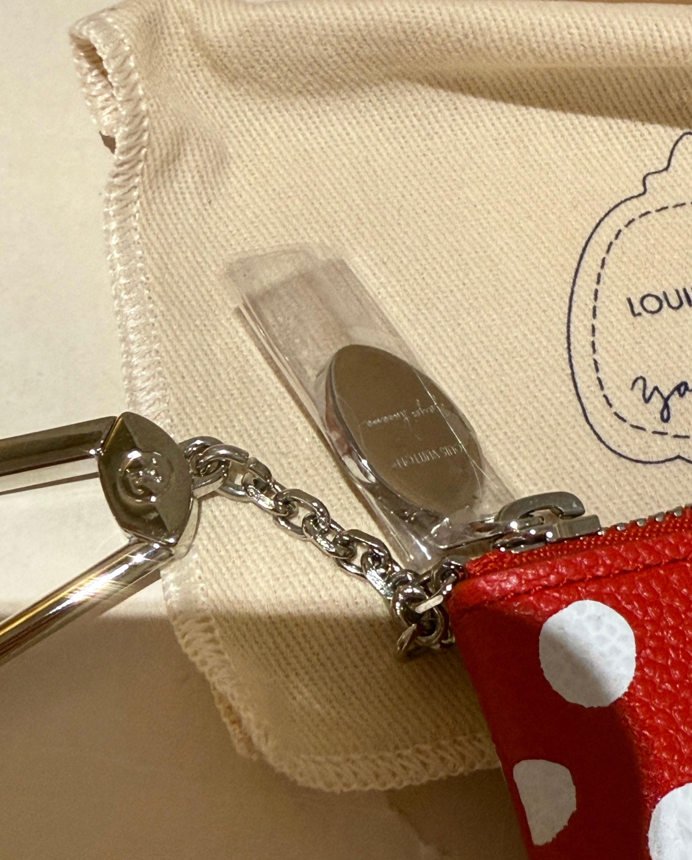 Louis Vuitton x Yayoi Kusama A Red Polka Dot Key Pouch