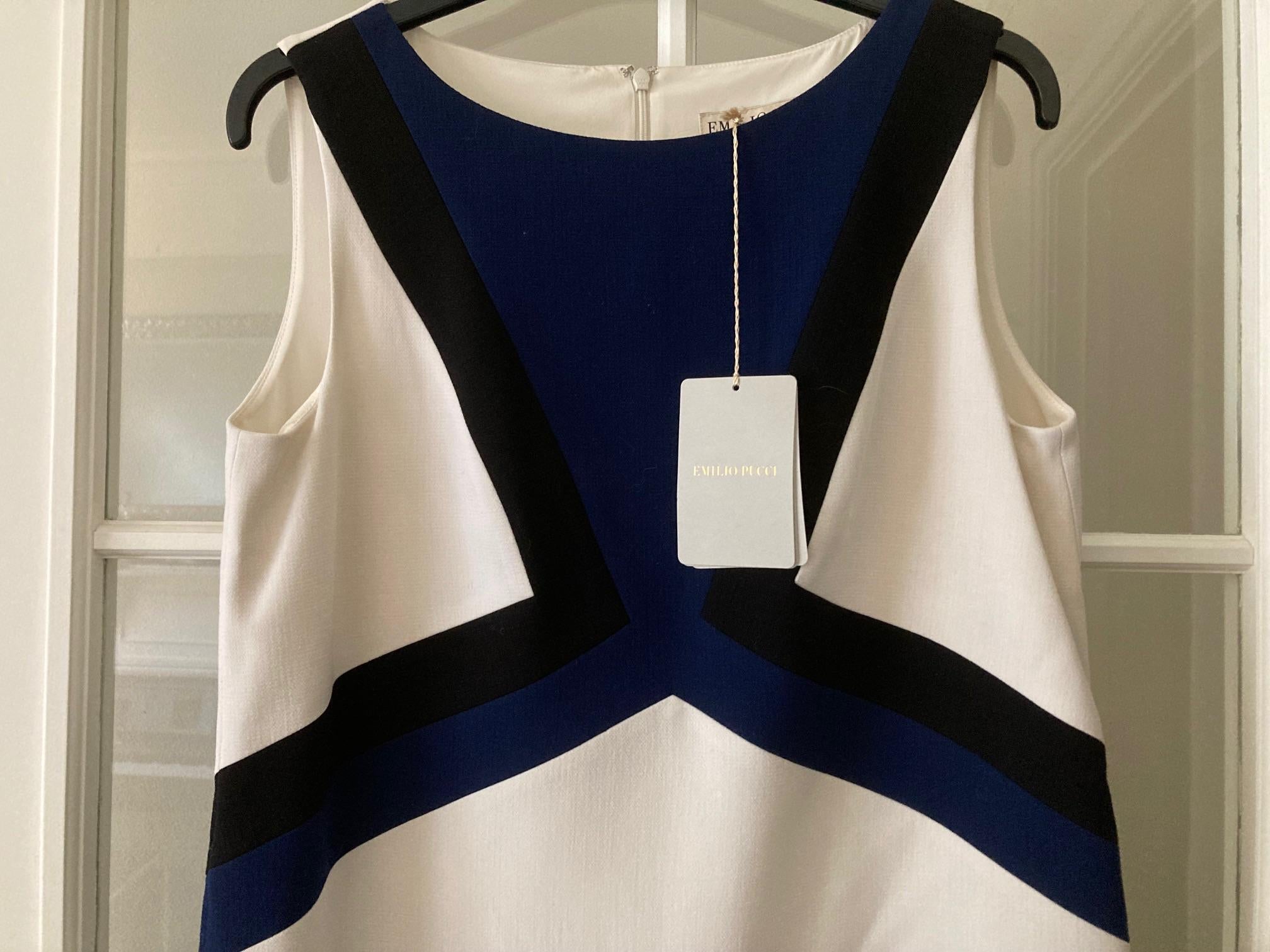 Bi-Colour Sleeveless Dress