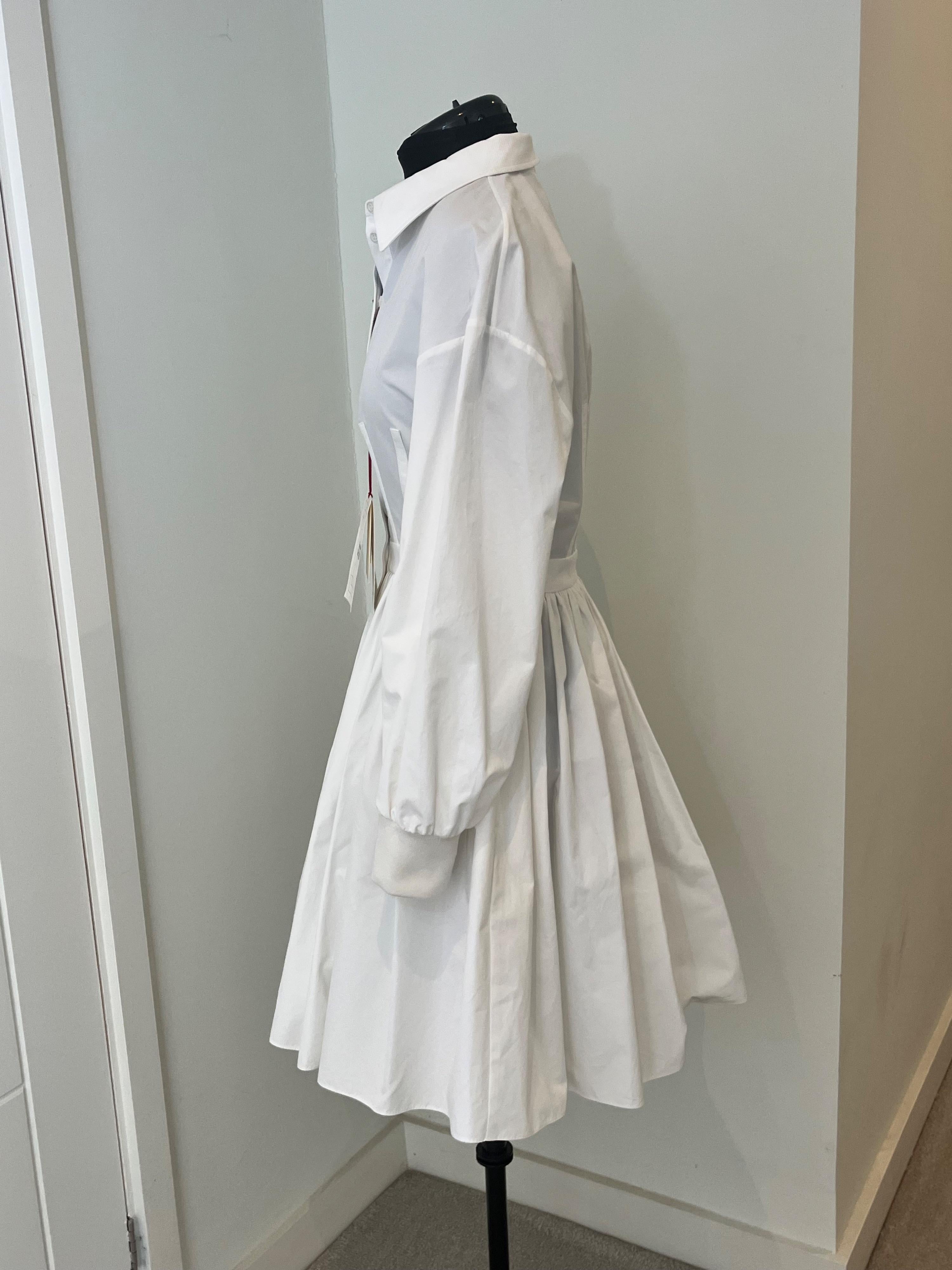 Cotton Poplin Shirt Dress