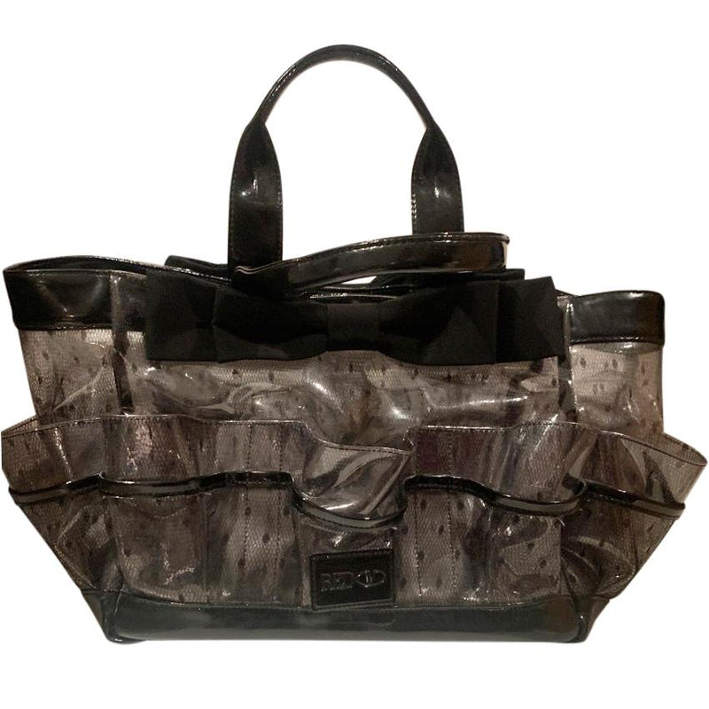 REDValentino Lace Print PVC Tote Bag