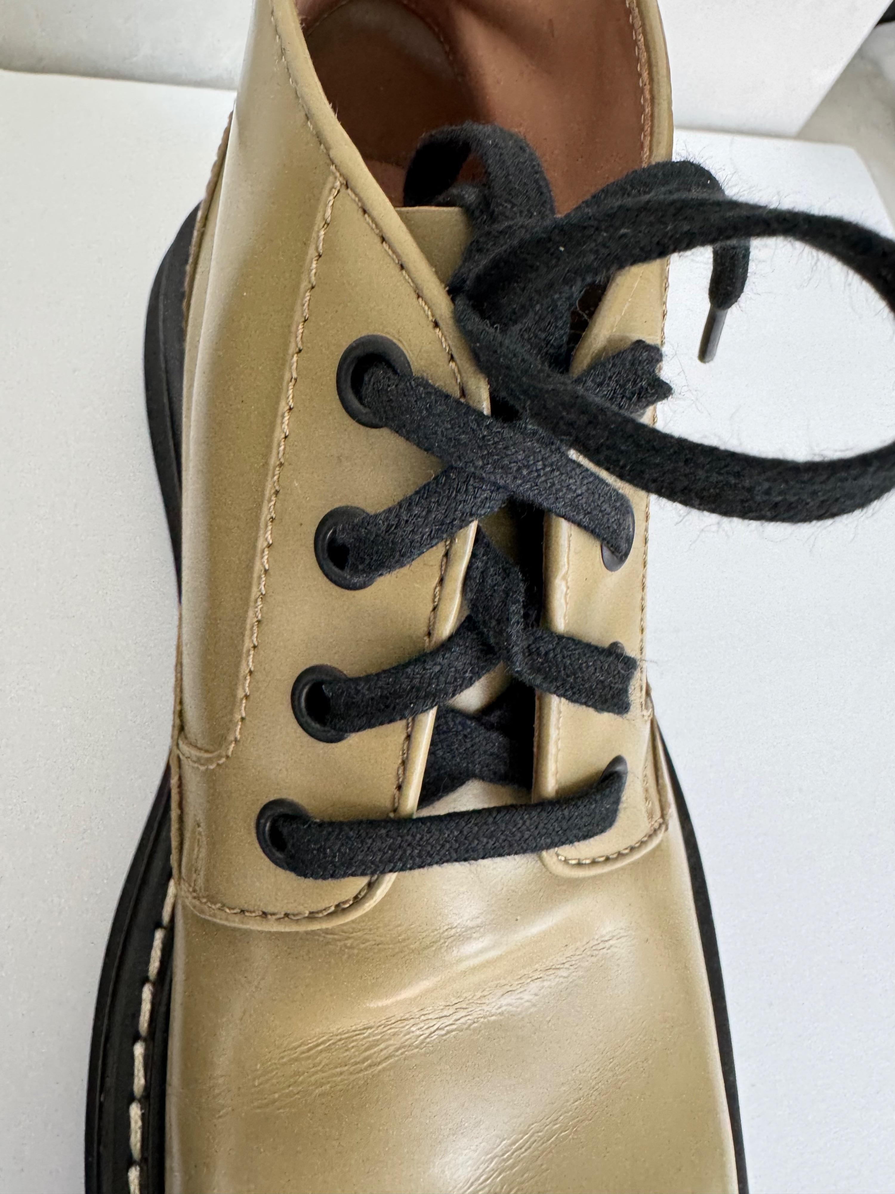 Leather Lace Up Combat Boots
