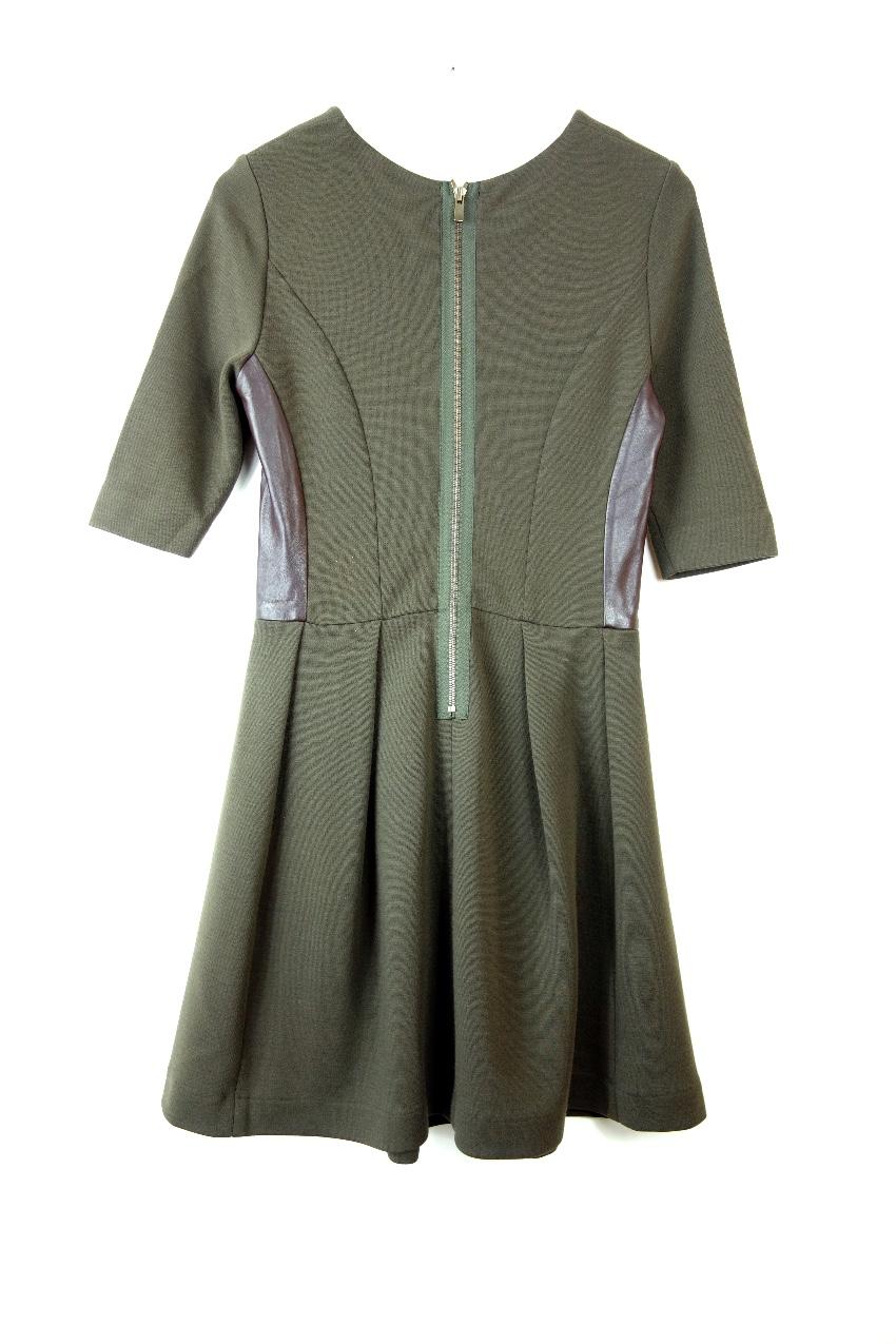Irwin & Jordan Khaki Skater Dress