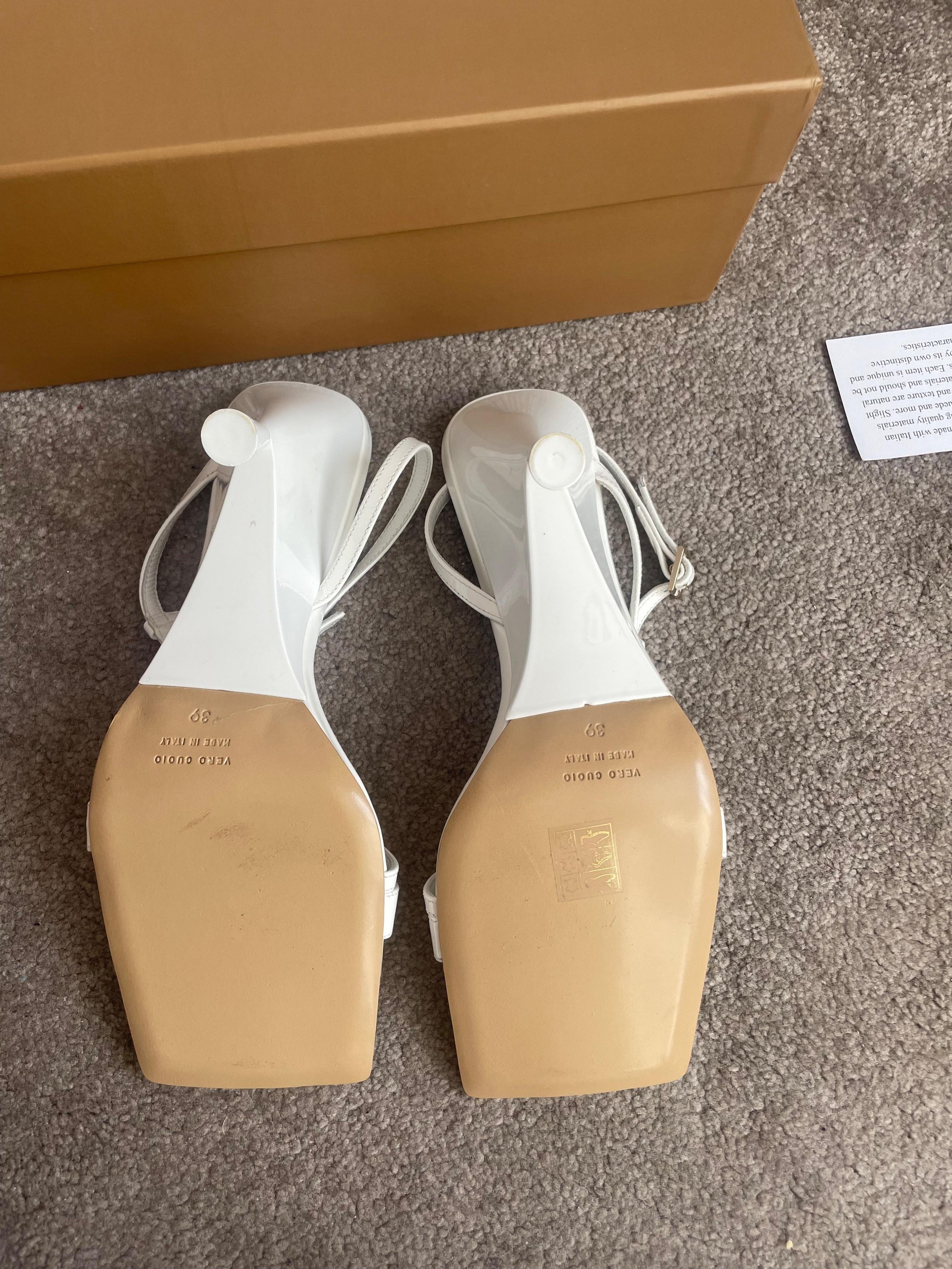 Gia Borghini White Rosie 5 Heels
