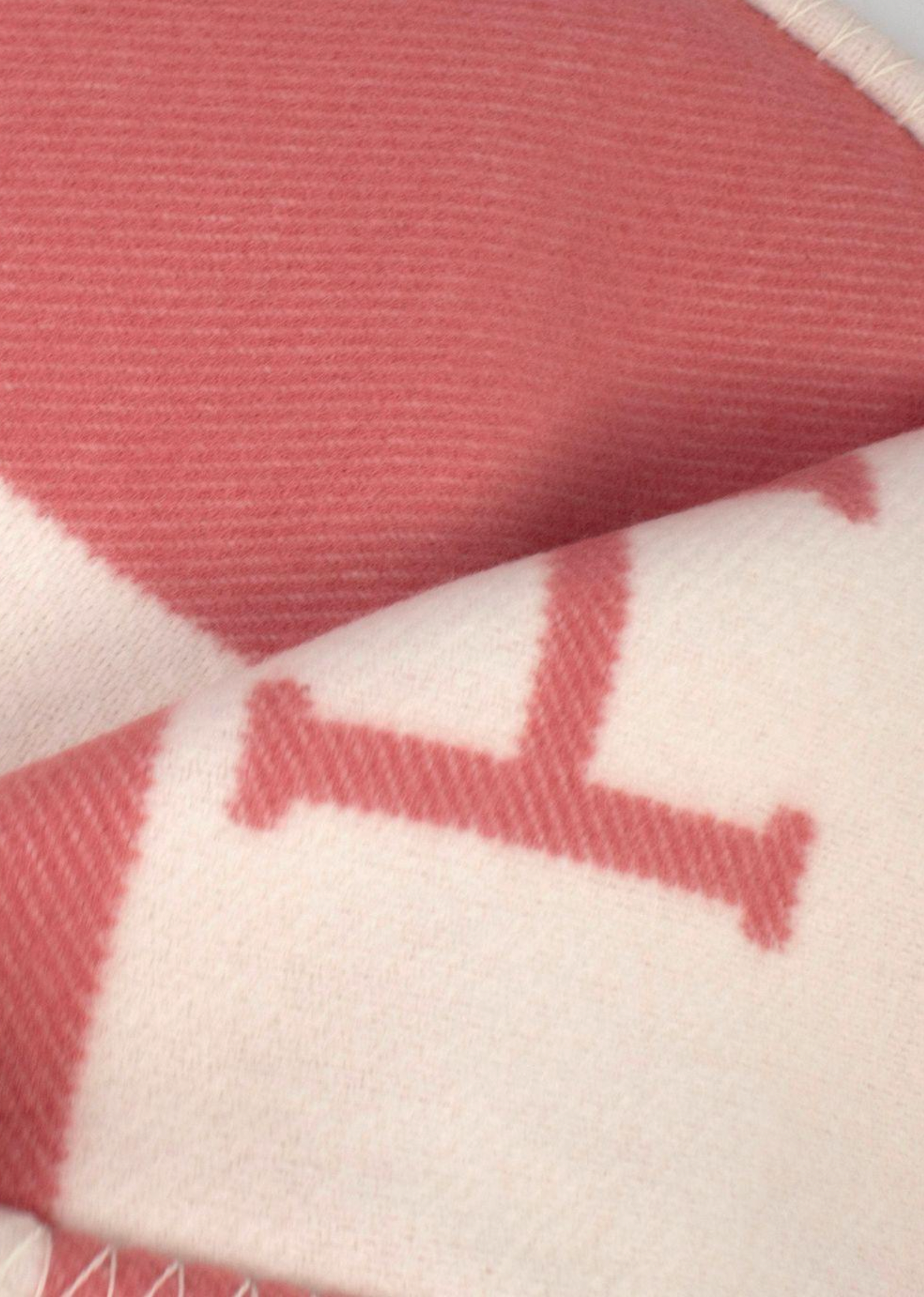 Hermes Pink and Cream Avalon Baby Blanket