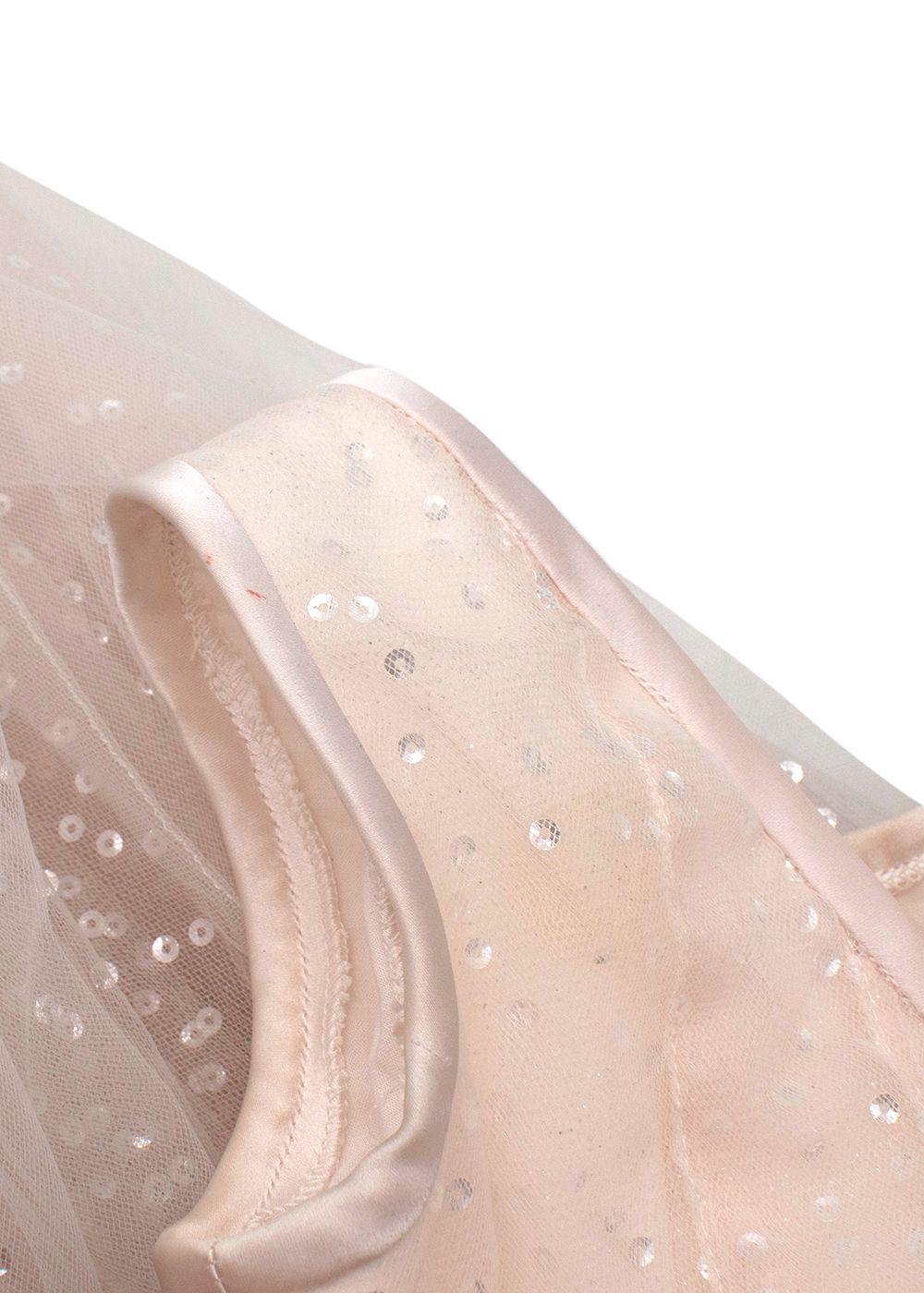 Sequin Tulle Pink Dress