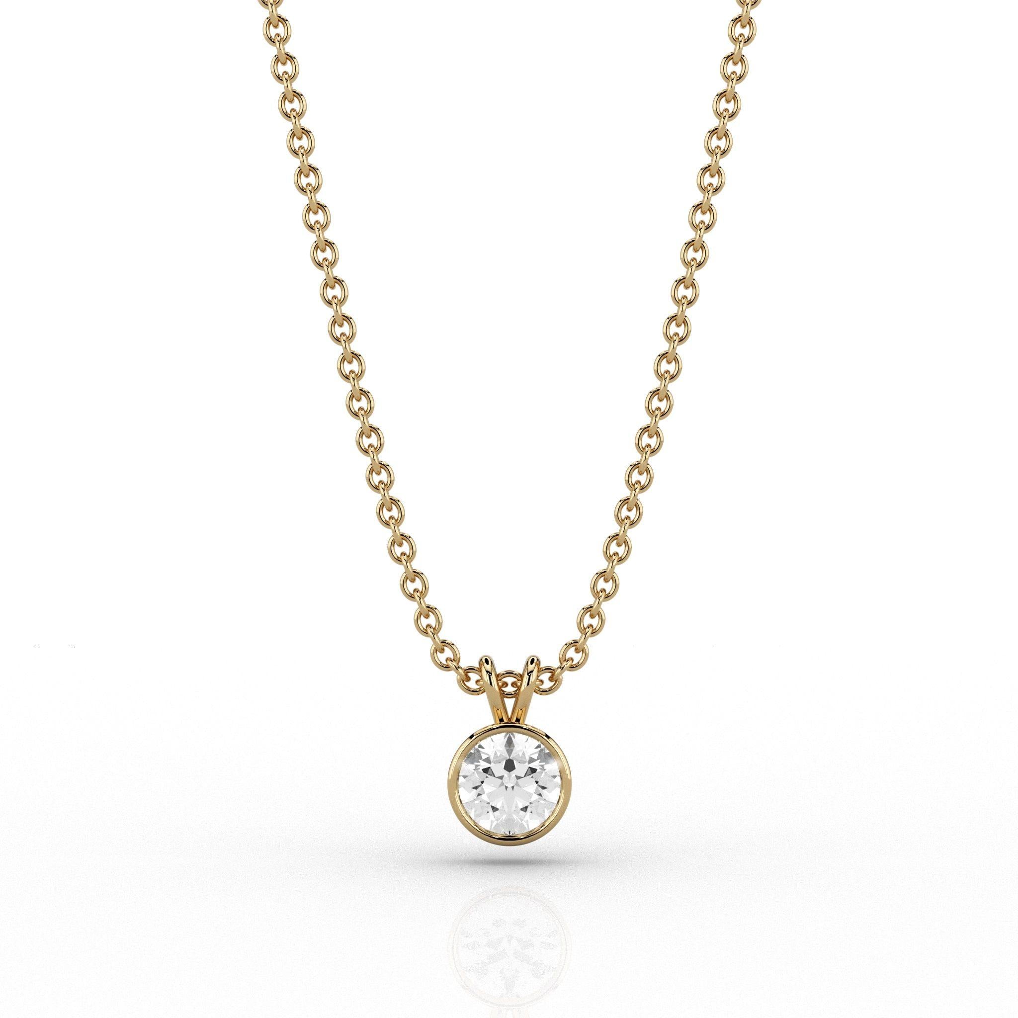 Rae 0.48ct Pendant in 18ct Yellow Gold