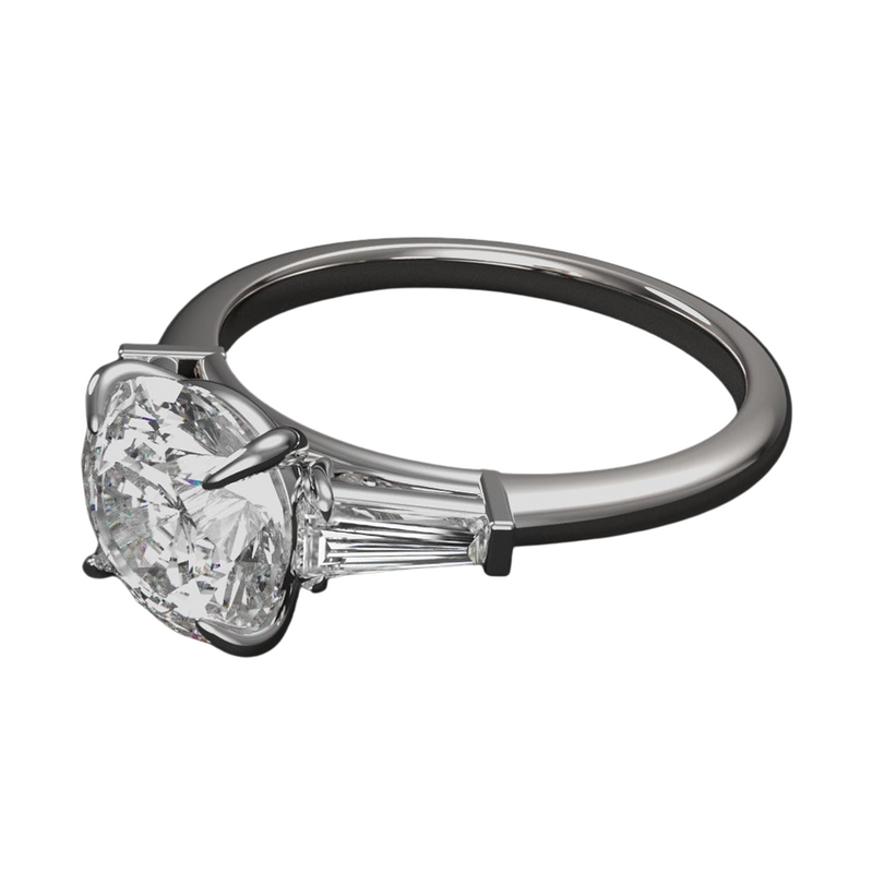 2 Carat Radiant Cut Lab Grown Diamond Ring