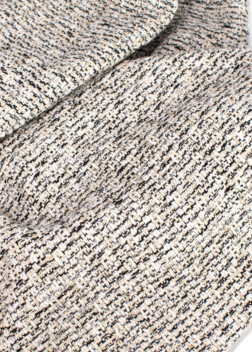 Mikael Aghal Grey Tweed Jacket and Pencil Skirt