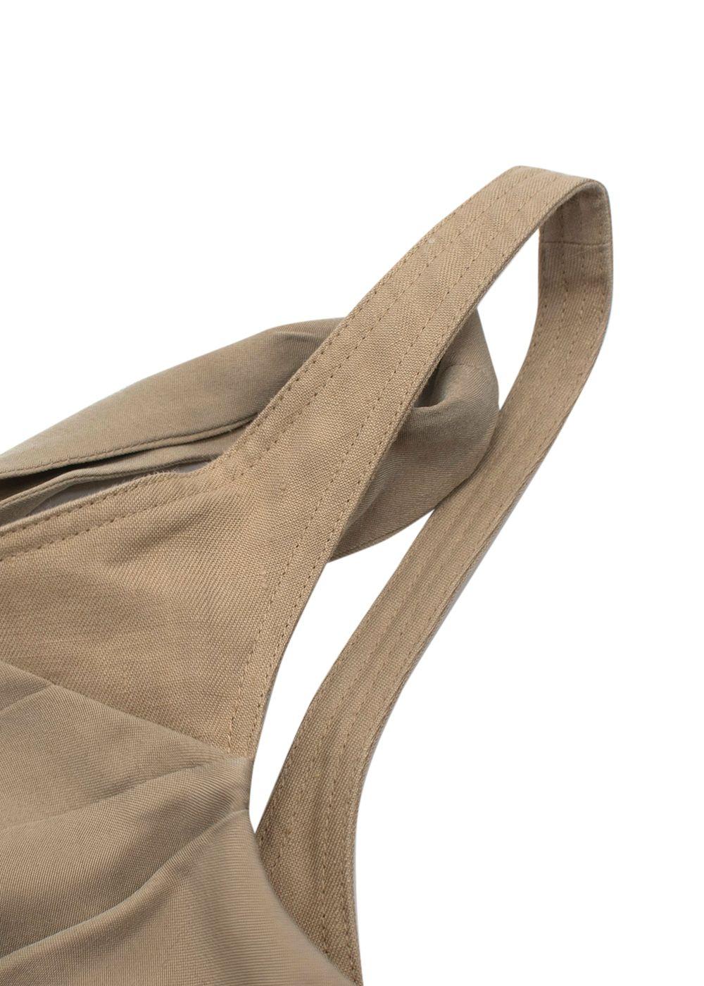 Jacquemus Khaki 'La Robe Soffio' Mini Dress