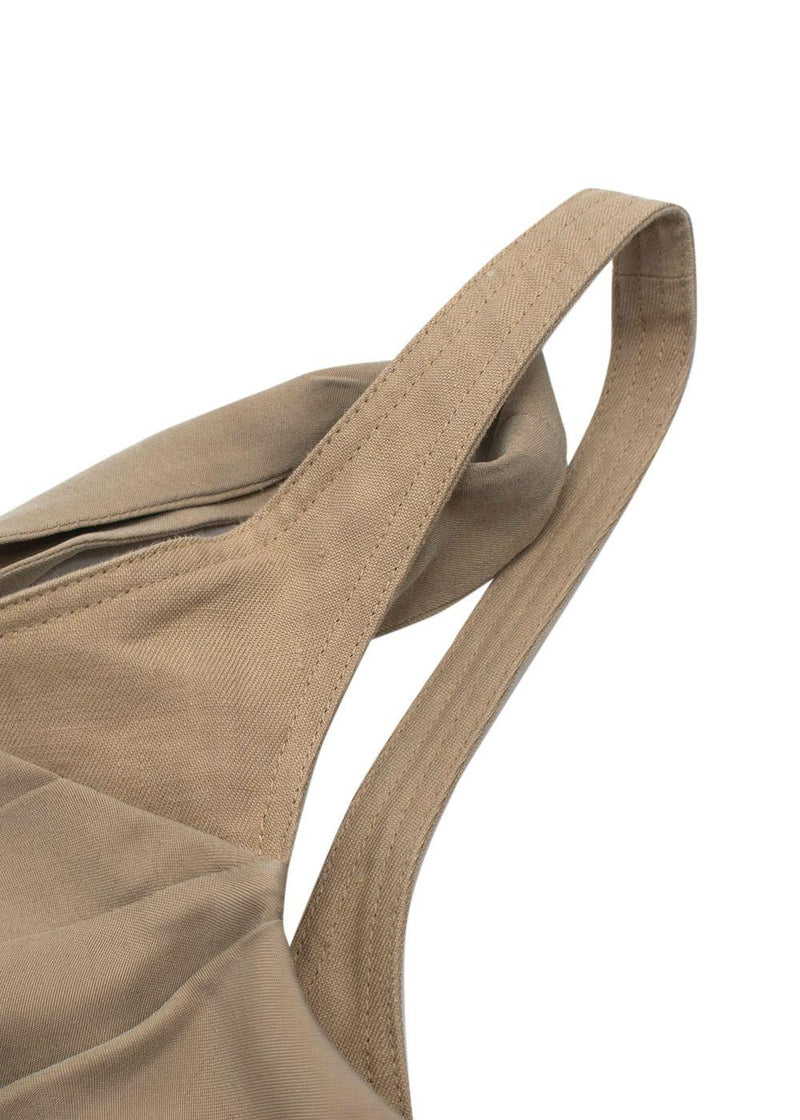 Jacquemus Khaki 'La Robe Soffio' Mini Dress