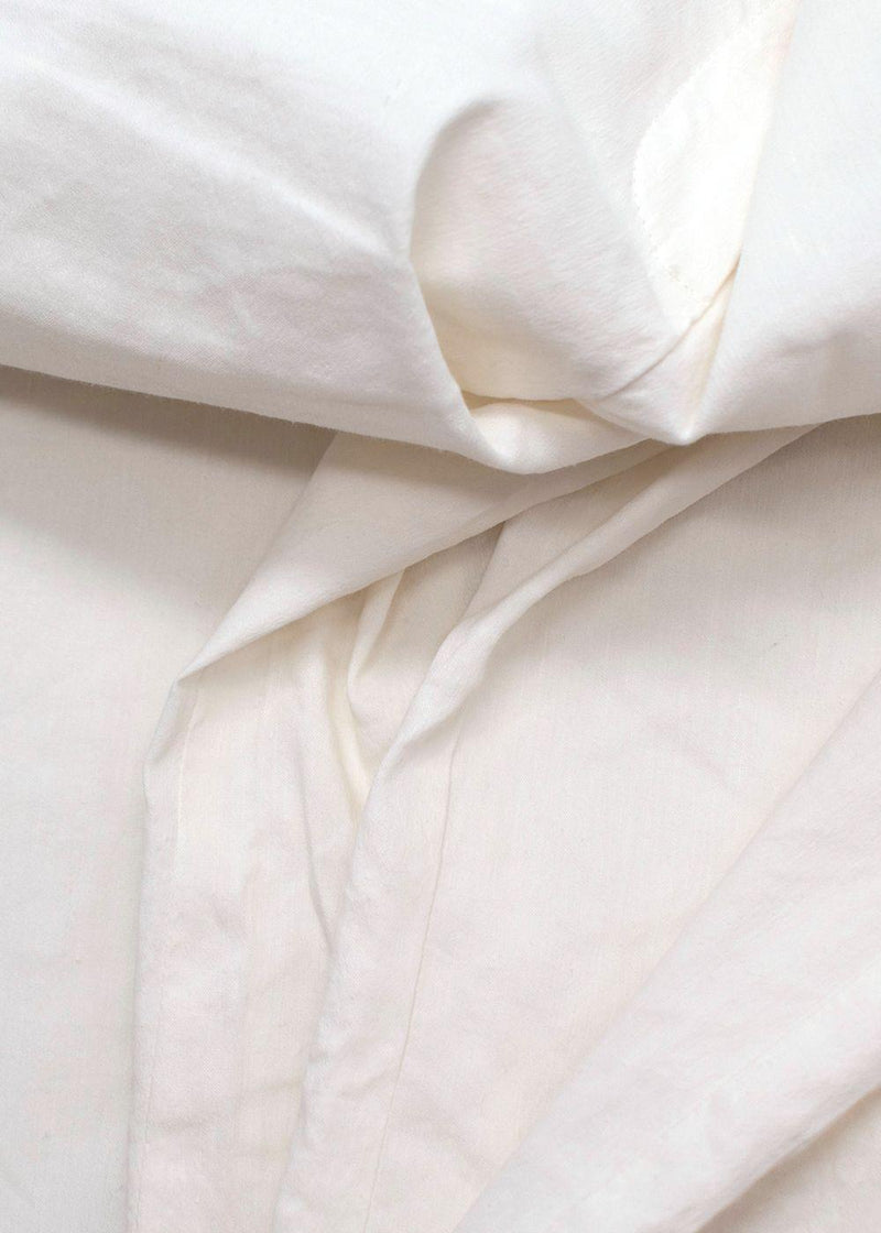 Theory White Linen Blend Cropped Trouser