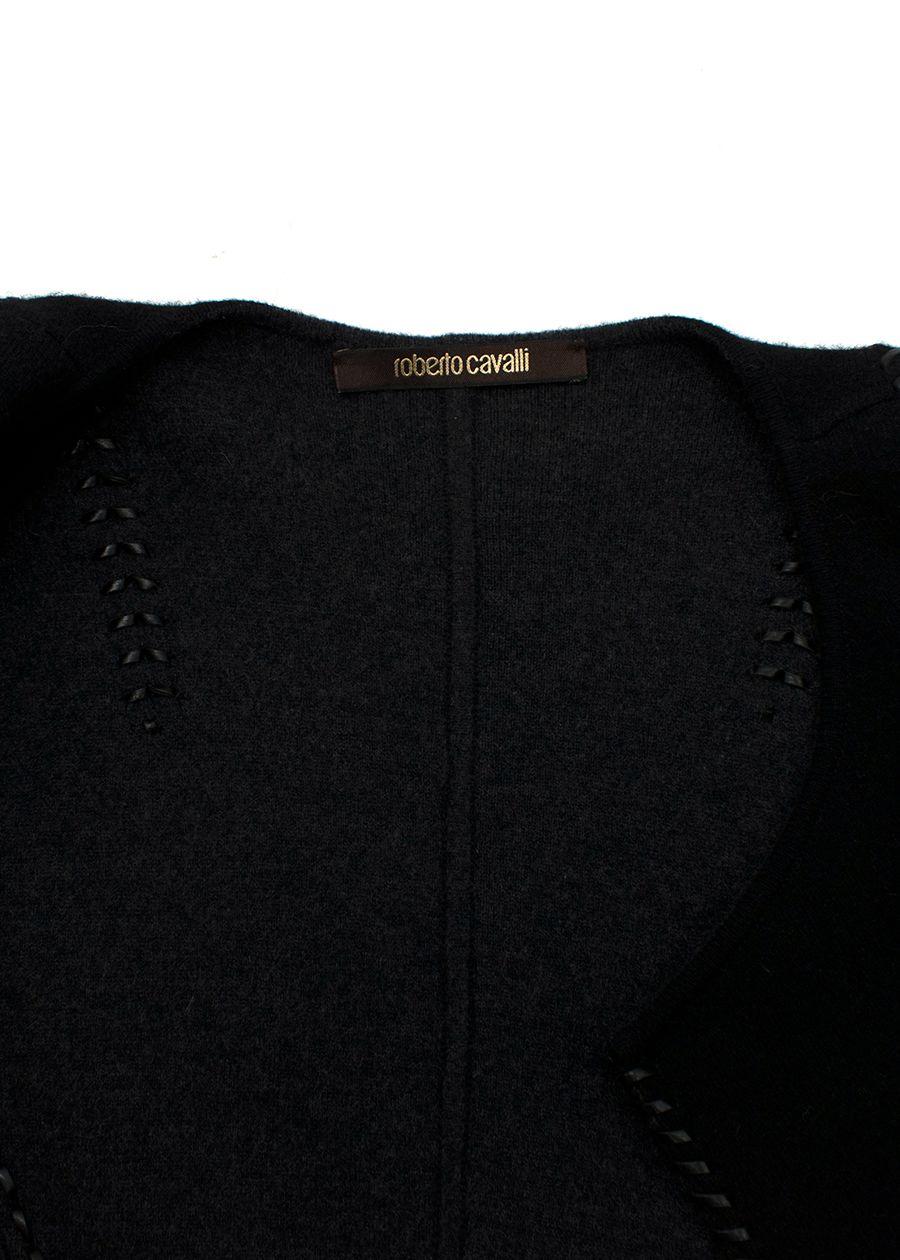 Black knotted rope coat