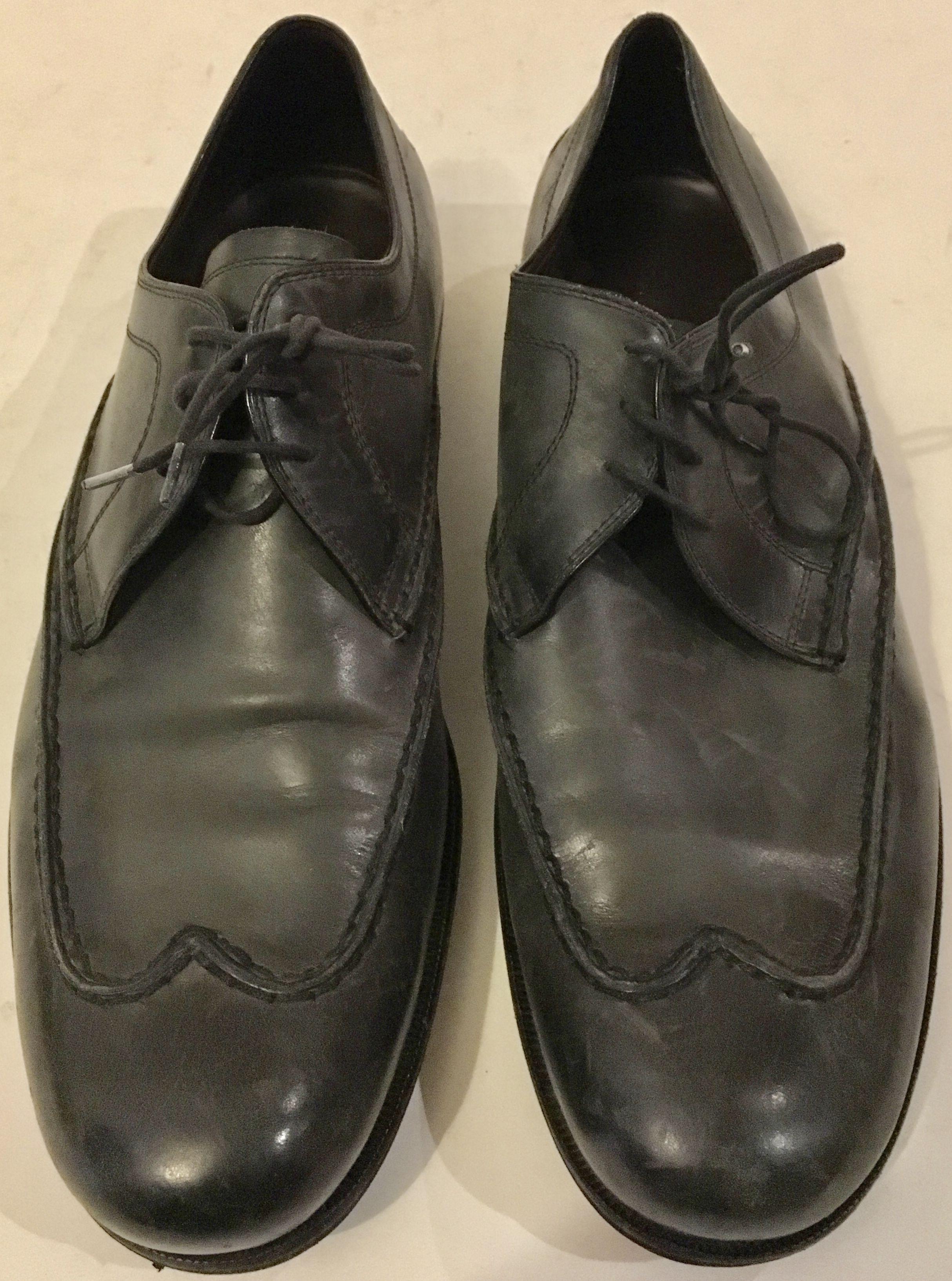 Bottega Veneta  black mens brogues