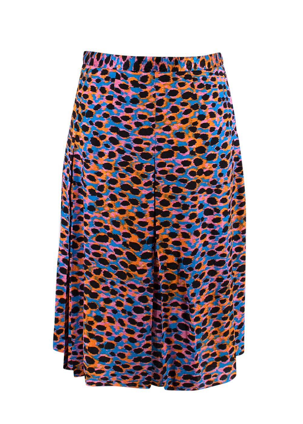 Dior Multicoloured Mizza Print Chez Moi Shirt & Pleated Skirt